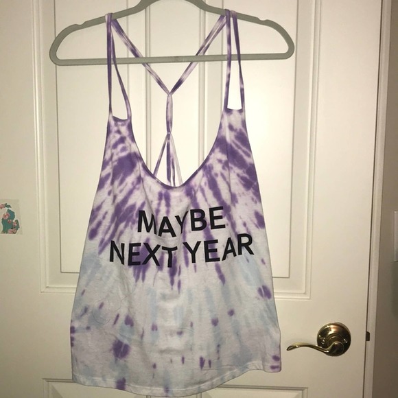 Southern spirit tie dye maybe next year tank L NWT - Picture 1 of 5